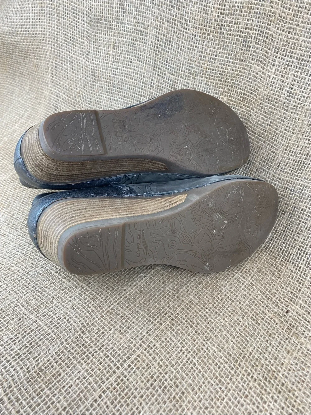 Dansko Hartley Grey Nubuck Leather Wedge Ankle Boots Women’s Size 9.5 - 10 Eu 40